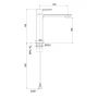 Bateria umywalkowa stojąca stal KB100352C15 Kronenbach Quara 3.0 zdj.2