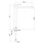 Bateria umywalkowa stojąca czarna KB100354C11 Kronenbach Quara 3.0 zdj.2