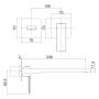 Bateria umywalkowa podtynkowa stal KB100357C15 Kronenbach Quara 3.0 zdj.2