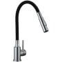 Bateria kuchenna stojąca chrom-czarna B52762D Kuchinox Velia zdj.1