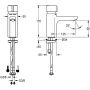 Bateria umywalkowa stojąca chrom 2030036163 KWC F5S-Mix zdj.2