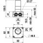 Element podtynkowy baterii HF574036000000 Laufen Simibox zdj.2