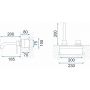 Rea Lungo REAB0370 bateria umywalkowa podtynkowa kompletna podtynkowa złoty zdj.2