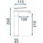 Rea Blade REAB9974 bateria umywalkowa zdj.2