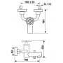 Bateria wannowo-prysznicowa 5181TT Sapho Industry zdj.2