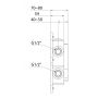 Element podtynkowy baterii 01041403 Steinberg 010 zdj.2