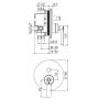 Bateria wannowo-prysznicowa podtynkowa chrom 35021033 Steinberg 350 zdj.2