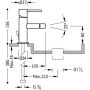 Tres Max-Tres 06212001D bateria bidetowa stojąca chrom zdj.2