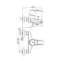 Bateria wannowo-prysznicowa 06917002 Tres K-Tres zdj.2