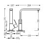 Bateria kuchenna stojąca chrom 106440 Tres Cuadro-Tres zdj.2