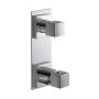 Bateria wannowo-prysznicowa podtynkowa chrom 107251 Tres Cuadro-Tres zdj.1
