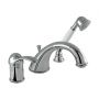 Bateria wannowo-prysznicowa nawannowa chrom 14214502 Tres Monoclasic 1900 zdj.1