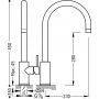 Bateria kuchenna stojąca chrom 162540 Tres Max-Tres zdj.2