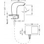 Tres Selection 19260603 zawór umywalkowy stojąca chrom zdj.2