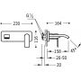 Bateria umywalkowa podtynkowa chrom 20026010 Tres Loft-Tres zdj.2