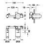 Element podtynkowy 20830002 Tres zdj.2