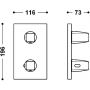 Tres Therm-Box 21125001KMB bateria wannowo-prysznicowa podtynkowa zdj.2