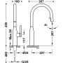 Bateria kuchenna stojąca czarna 23043802NM Tres Over-Wall zdj.2