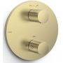 Bateria wannowo-prysznicowa podtynkowa z termostatem złota 26225001CA Tres Therm-Box zdj.1