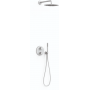 Zestaw prysznicowy podtynkowy termostatyczny z deszczownicą biały 26235004BM Tres Therm-Box zdj.1