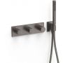 Bateria wannowo-prysznicowa podtynkowa z termostatem grafitowa 30735301GR Tres B-System zdj.1