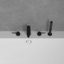 Bateria wannowo-prysznicowa nawannowa czarna TVT127002000K5 Villeroy & Boch Conum zdj.6