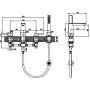Bateria wannowo-prysznicowa nawannowa czarna TVT127002000K5 Villeroy & Boch Conum zdj.2