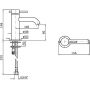 Bateria umywalkowa ZHE687XP91 Zucchetti Helm zdj.2