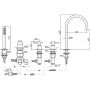 Bateria wannowo-prysznicowa ZHL511XP41 Zucchetti Helm zdj.2