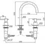 Bateria umywalkowa ZHL515XP81G2 Zucchetti Helm zdj.2