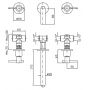 Bateria umywalkowa podtynkowa ZHL760XP21 Zucchetti Helm zdj.2