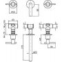 Bateria umywalkowa ZHL760XP31G3 Zucchetti Helm zdj.2