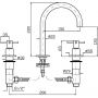 Bateria umywalkowa ZHM515XG2 Zucchetti Helm zdj.2