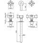 Bateria umywalkowa ZHM761XP81G3 Zucchetti Helm zdj.2