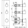 Bateria wannowo-prysznicowa podtynkowa ZT28660C41 Zucchetti Pan zdj.2