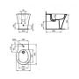Bidet stojący biały E233401 Ideal Standard Connect Air zdj.2