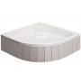Brodzik półokrągły 90x90 cm 20018504 Aquaform Standard zdj.3