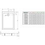Brodzik prostokątny 100x80 cm SDRFP10800504S Radaway Doros F Compact zdj.2