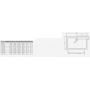 Brodzik prostokątny 100x90 cm beżowy SDRD10900184S Radaway Doros D zdj.2
