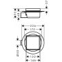 Odpływ prysznicowy 15 cm 56112800 Hansgrohe Raindrain zdj.2