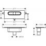 Zestaw montażowy 01002180 Hansgrohe uBox Universal zdj.2