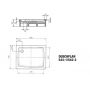 Brodzik prostokątny 90x75 cm biały 440900010001 Kaldewei Duschplan zdj.2