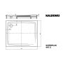 Brodzik prostokątny 120x100 cm biały 430748040001 Kaldewei Superplan zdj.2