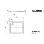 Brodzik prostokątny 100x90 cm biały 430400010001 Kaldewei Superplan zdj.2