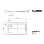 Brodzik prostokątny 120x80 cm biały 447300010001 Kaldewei Superplan zdj.2