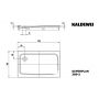 Brodzik prostokątny 120x80 cm biały 447348040001 Kaldewei Superplan zdj.2