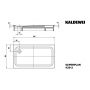 Brodzik prostokątny 140x90 cm 432948040001 Kaldewei Superplan XXL zdj.2