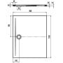 Brodzik prostokątny 110x80 cm biały 354047980001 Kaldewei Superplan Zero zdj.2