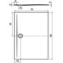 Brodzik prostokątny 130x75 cm biały 356400010001 Kaldewei Superplan Zero zdj.2