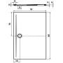 Brodzik prostokątny 140x75 cm biały 357447980001 Kaldewei Superplan Zero zdj.2